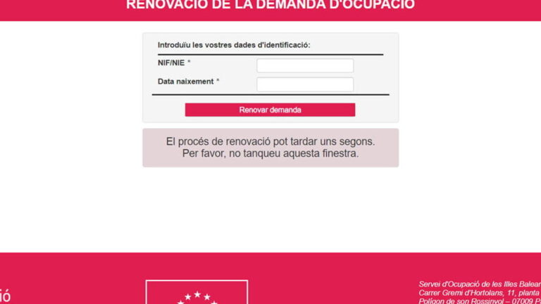 Guía completa: Cómo sellar el paro de forma online en las Islas Baleares
