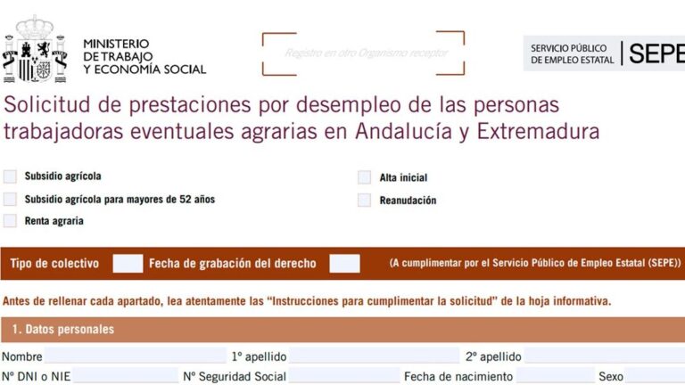 Todo lo que necesitas saber sobre el subsidio agrario en Andalucía y Extremadura
